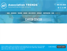 Tablet Screenshot of jobs.associationtrends.com